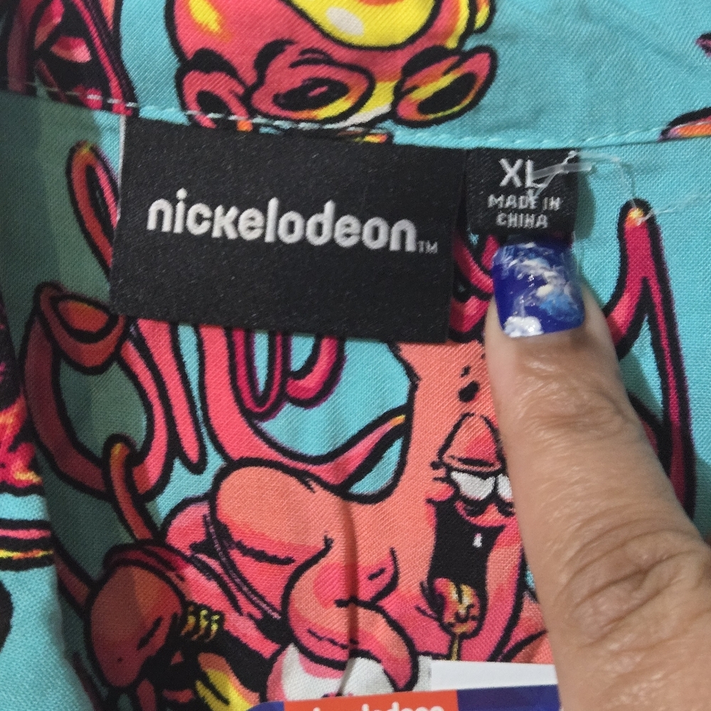 SpongeBob SquarePants Graphic Button Down - Picture 3 of 8